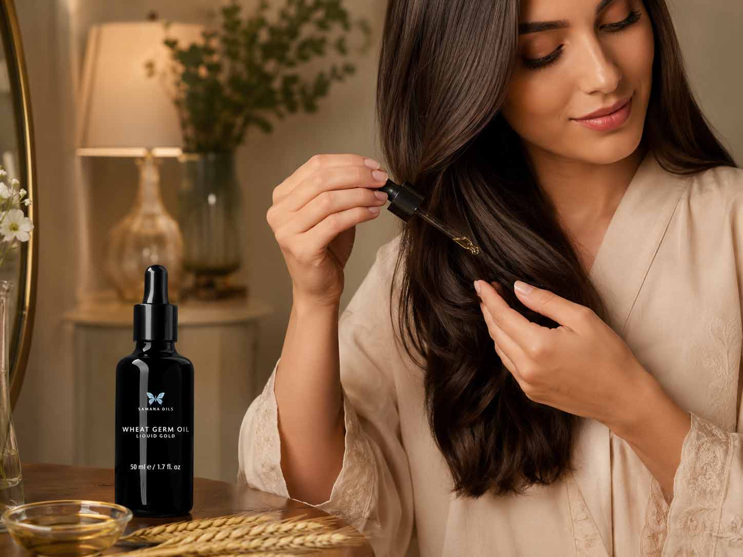 wheat germ oil for hair