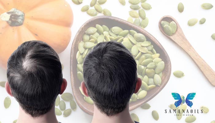 خواص روغن تخم کدو برای ریزش مو