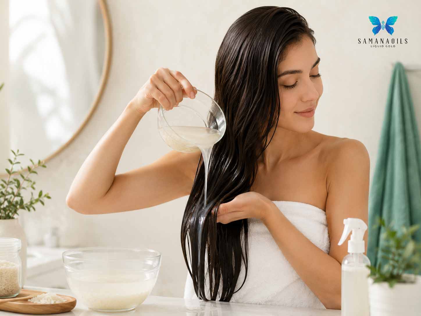 rice water for skin and hair