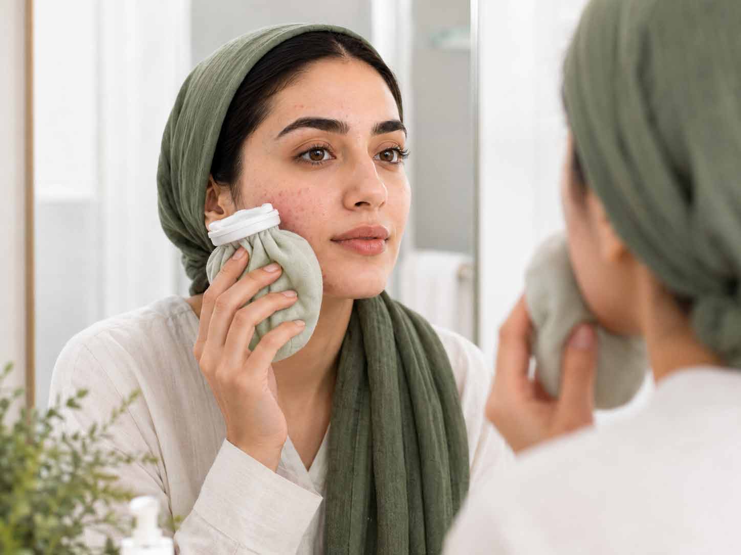 از بین بردن جای جوش در یک روز