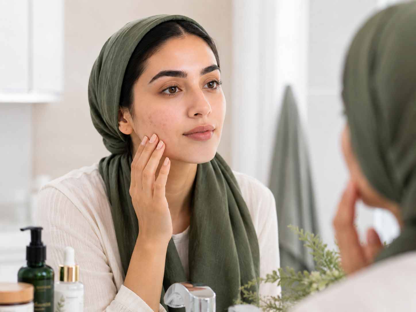 از بین بردن جای جوش در یک روز